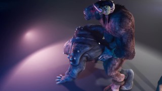Giant Minotaur Cock 3D