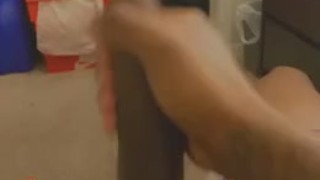 Late night stroking cum out 
