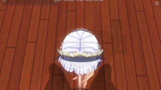 3D HENTAI The maid asked to feed her