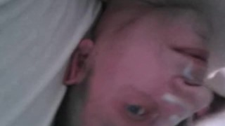 Self-Facial Jerk-Off