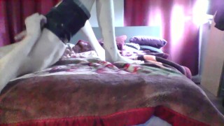 Hard and intense cumshot