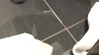 NEW VIDEO! QUICK PISS ENDED MESSY