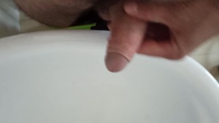 In the office, i pee in the sink.