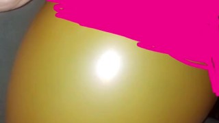 Thigh Balloon Press Fetish Request