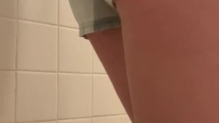 Desperate Shorts Wetting with Moaning
