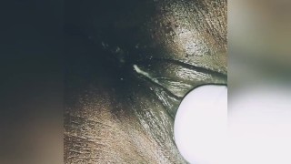 Creamy cum shot