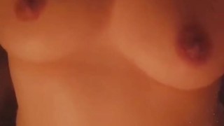 Kay thorns touches herself in the bath 
