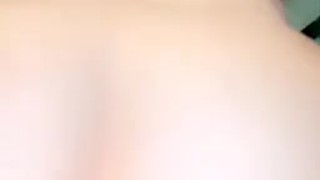 BBW bouncing fat ass on dildo