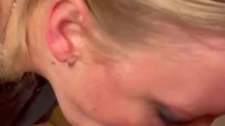 POV blowjob right before I have to go to work