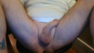Asshole wink, spread ass, leg up