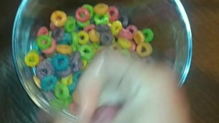 Making cereal with SPECIAL milk for girlfriend-Tokinstroker1