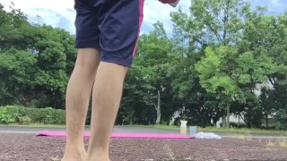 A Japanese idol doing high intense sex training at the Tokyo Olympics venue! [Big ass] [Big dick]