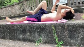 A Japanese idol doing high intense sex training at the Tokyo Olympics venue! ②[Big ass] [Big dick]