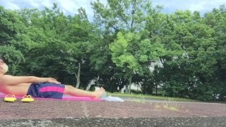 A Japanese idol doing high intense sex training at the Tokyo Olympics venue! ③[Big ass] [Big dick]