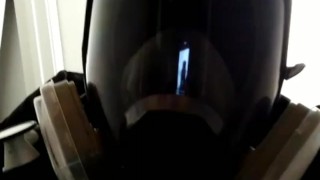 Cum on my gas mask