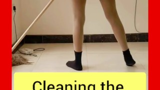 Me when I cleaning the house in socks and Nylons 