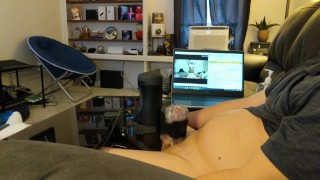Handy finishes me with a big cumshot