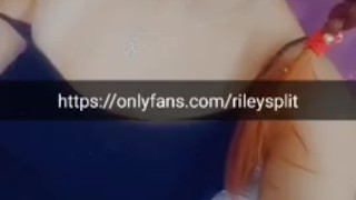 Redhair girl have wet pussy all day