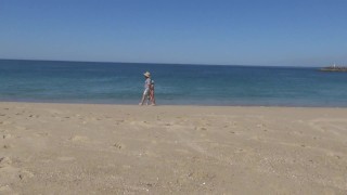 Beach public sex - we were caught many times - Tonny and Mia