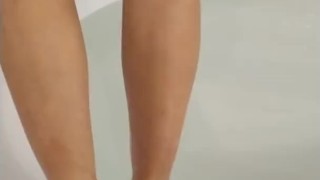 Footjob oiled dick by Domina KATRIX