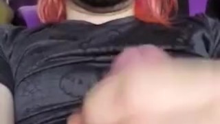 Casual orgasm while maintaining eye contact