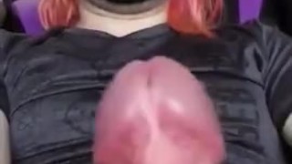 Casual orgasm while maintaining eye contact