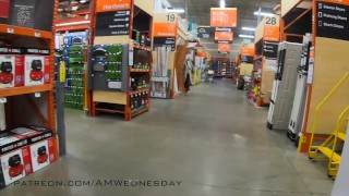 He left me alone and naked in the store!
