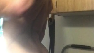 my 1st upload! a lil workout with my cock out;) full video on my ofans