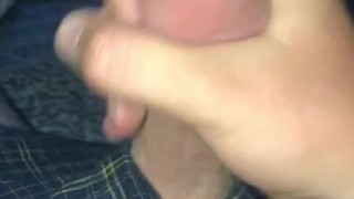 Jerking My Cock With a MILF Next To Me 