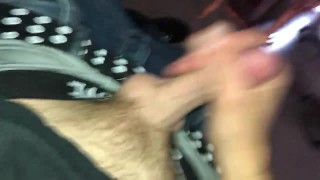Jerking off busting a nutt 
