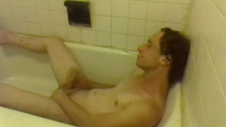 Trying To Pee On My Boobies