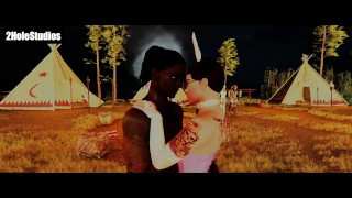 3DXChat - Sissy Slut Getting Anal Pleasure by BBC