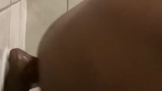 Opening this hole before daddy gets home 