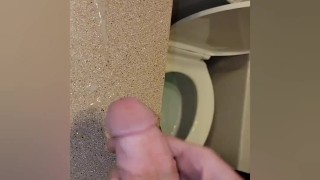 Guy wanking his cock