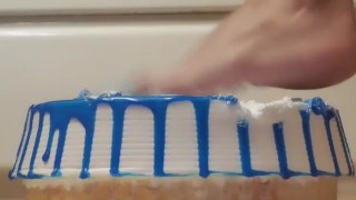 Bought a cake to step on with my Barefoot
