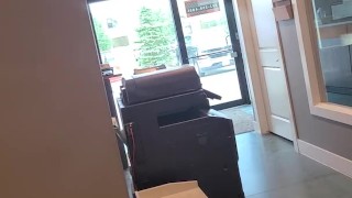 Almost caught by coworker