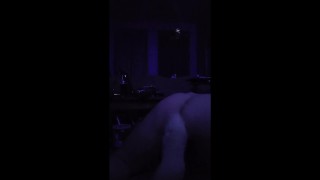 Shaking my ass with a furry butt plug