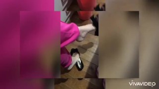 @tici_feet Dangling (preview) black flats