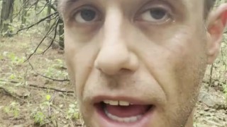 Cam Crest gets caught jerking off on a hiking trail