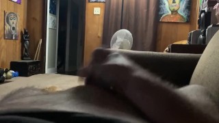 Stroking my dick until I cum POV