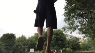 I had high intensity sex training with a fuck buddy in a park near the Tokyo Olympic venue!①