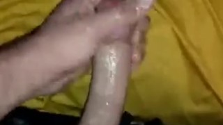 Cumming my huge cock