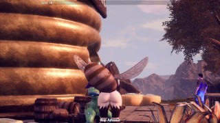 Breeders of the nephelym Thriae (Beegirl) All sex scenes Ep. 3