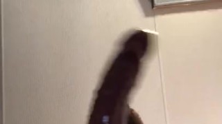 POV licking my balls waiting for that CUMshot