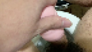 コンビニのトイレにおなほ持ち込んでぐっぽぐぽ言わせながらおなほに中だしオナニー～オナニー中毒～