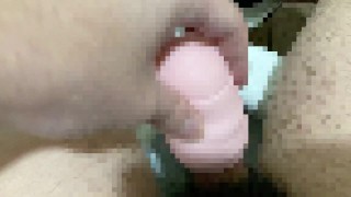 コンビニのトイレにおなほ持ち込んでぐっぽぐぽ言わせながらおなほに中だしオナニー～オナニー中毒～