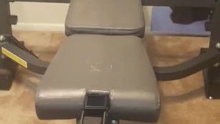 Solo male anal play