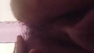 First time riding a dildo on film