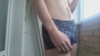 cock massage in panties