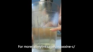 1.8 liters of pee / 0.475 gallons I BROKE MY OWN RECORD! PISSING
